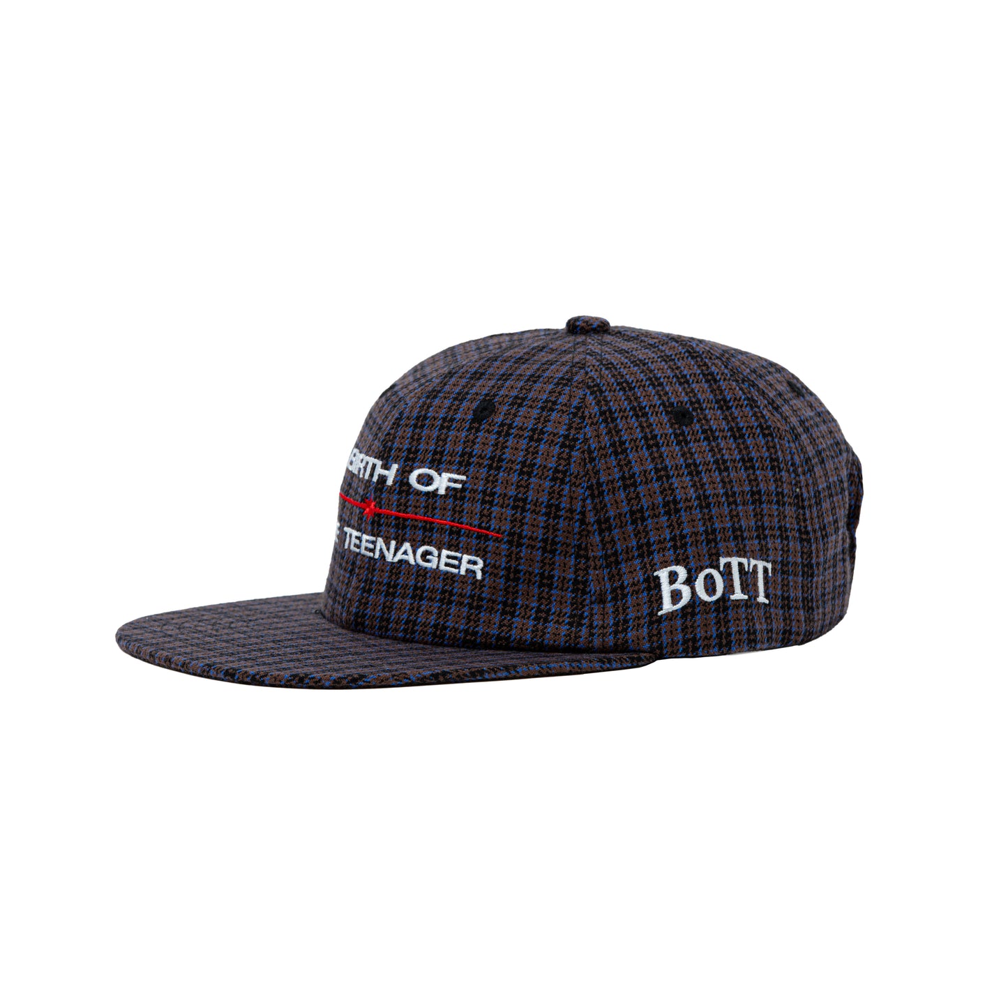 Plaid 6-Panel Cap