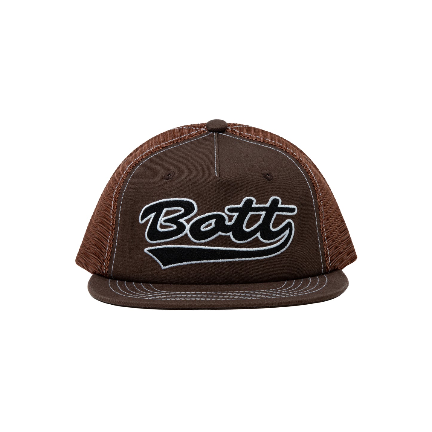 Script Logo Mesh Back 5-Panel Cap