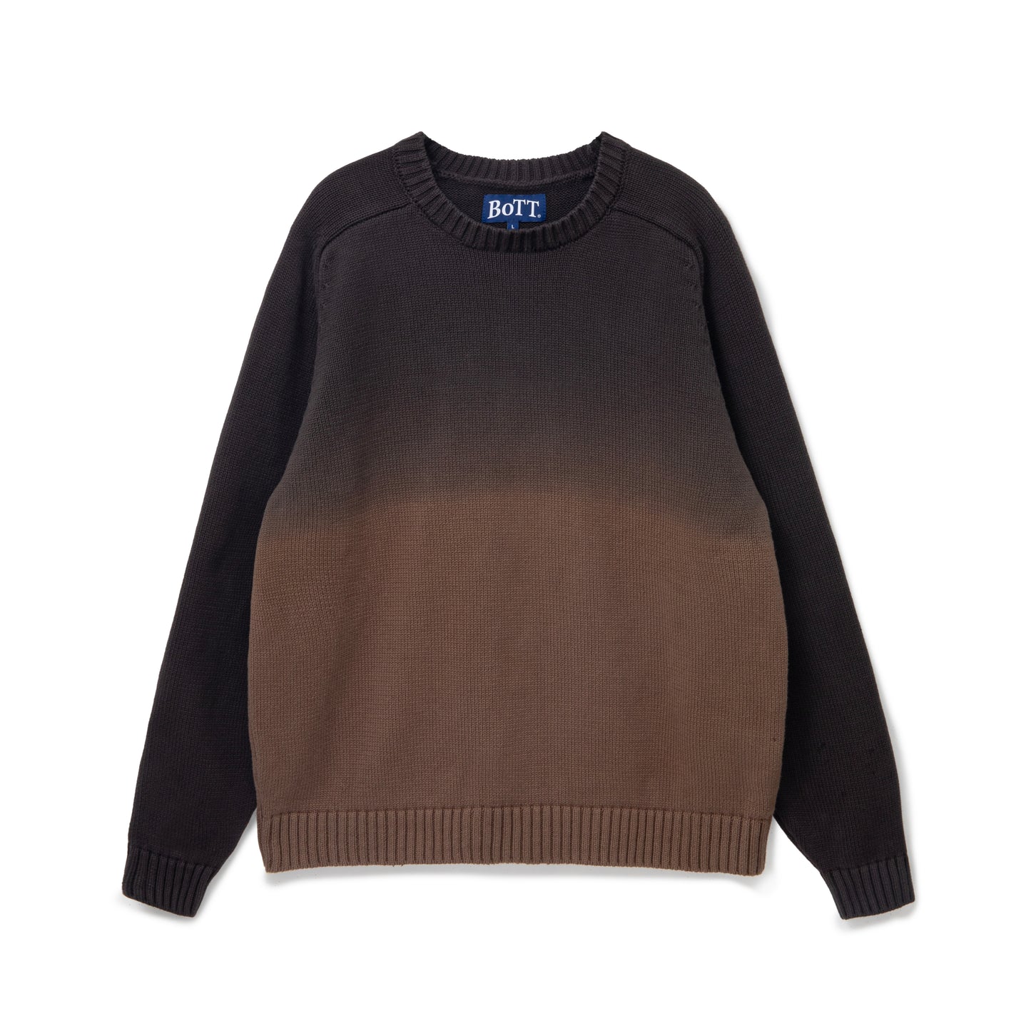 Dyed Raglan Knit Sweater