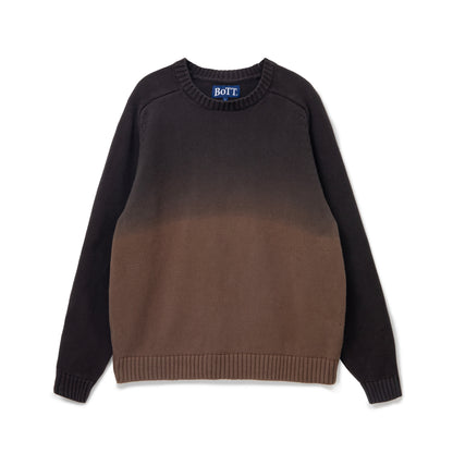 Dyed Raglan Knit Sweater