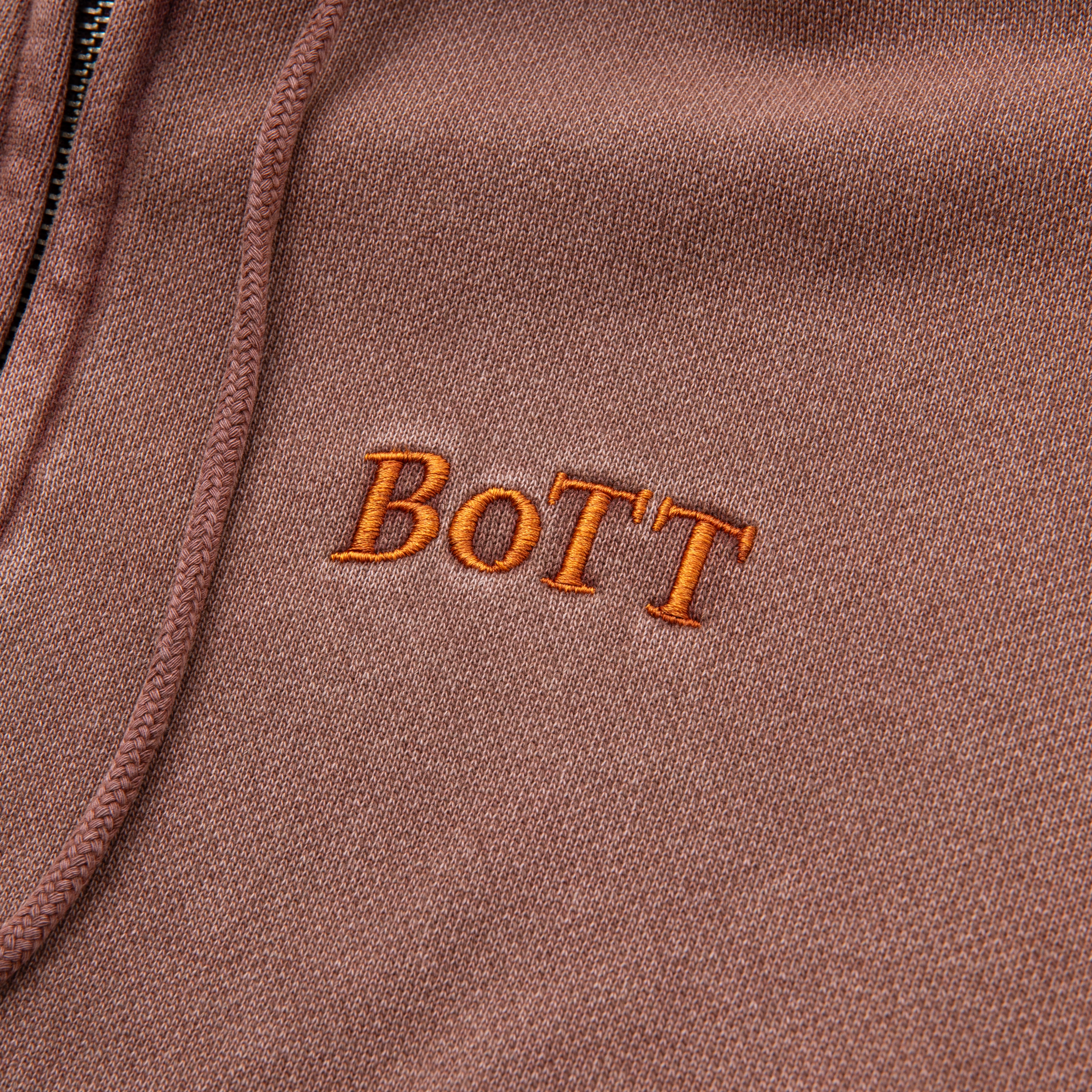 Pigment Dyed Zip Hoodie – BoTT