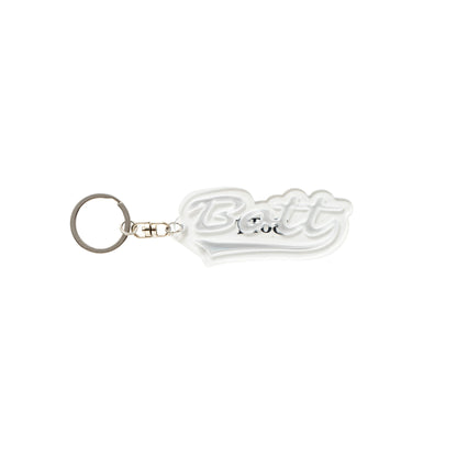 Script Logo Reflective Keychain