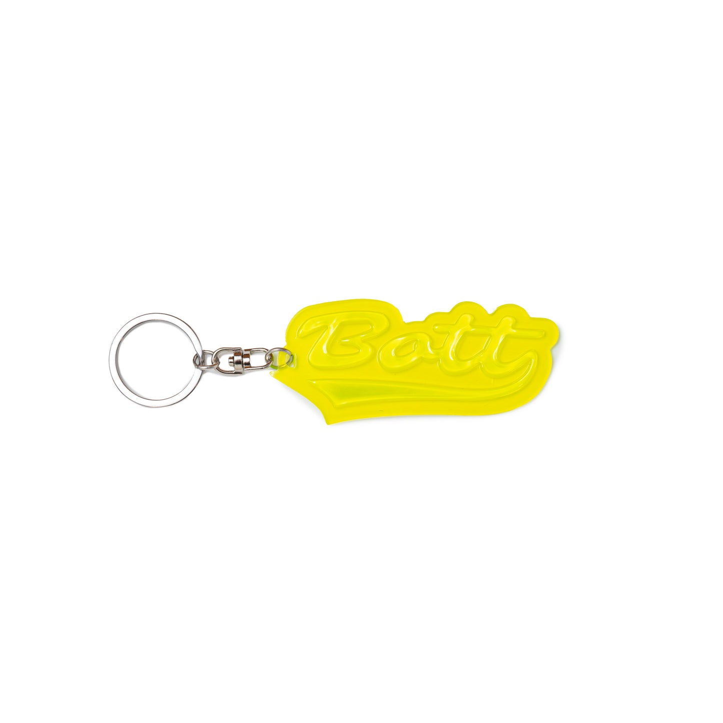 Script Logo Reflective Keychain