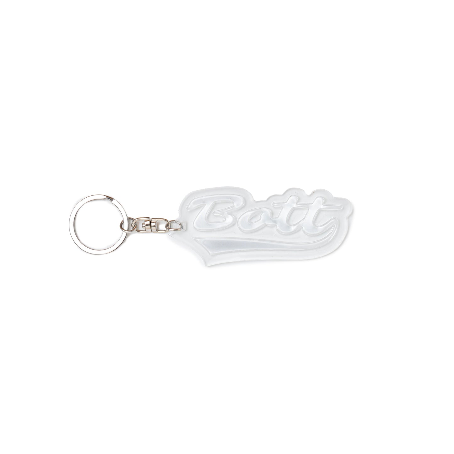 Script Logo Reflective Keychain