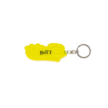 Script Logo Reflective Keychain