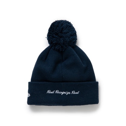 New Era OG Logo Cuffed Pom Beanie