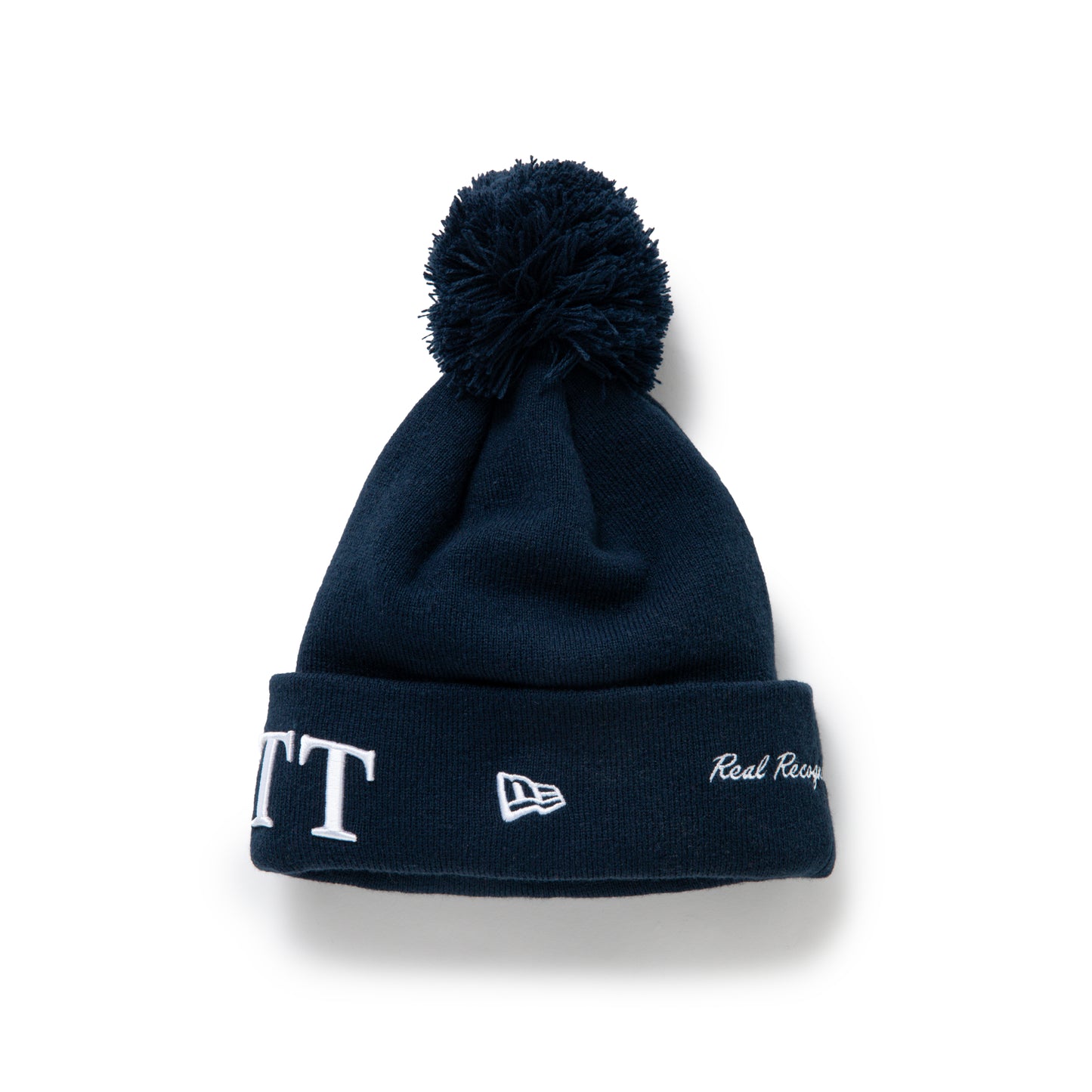 New Era OG Logo Cuffed Pom Beanie