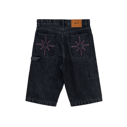 Sparkle Denim Painter Short