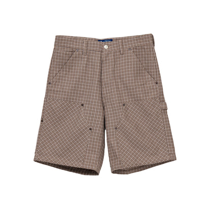 Plaid Double Knee Short