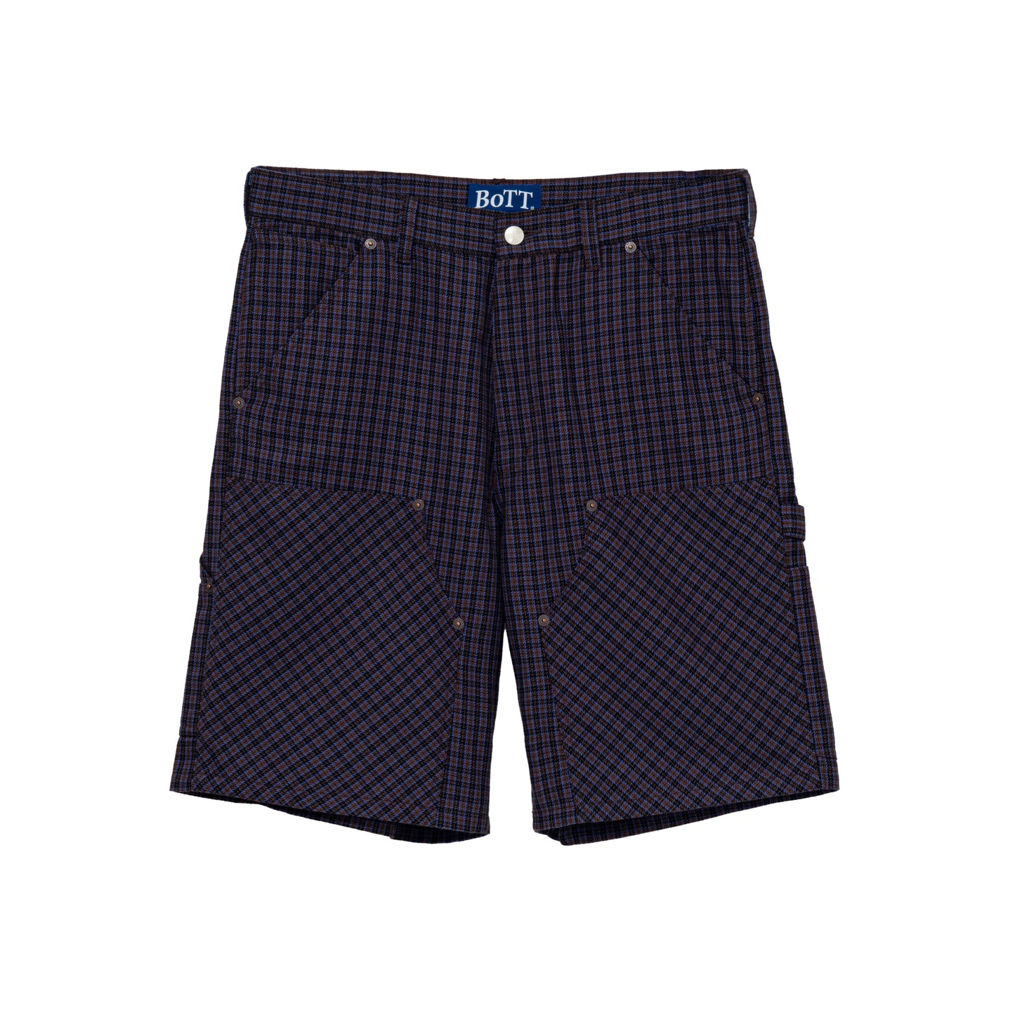 Plaid Double Knee Short